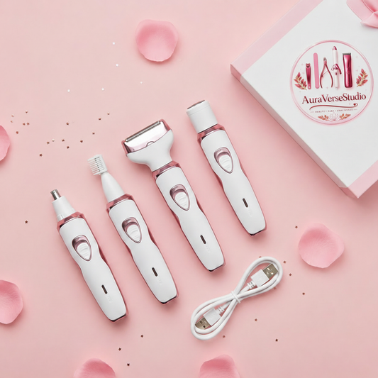 AuraVerseStudio 4-in-1 Grooming Kit